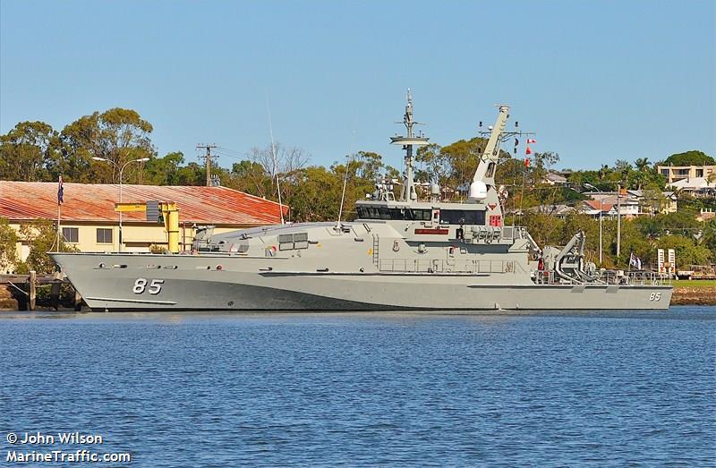hmas bathurst (Military ops) - IMO , MMSI 503202000, Call Sign VKDF under the flag of Australia