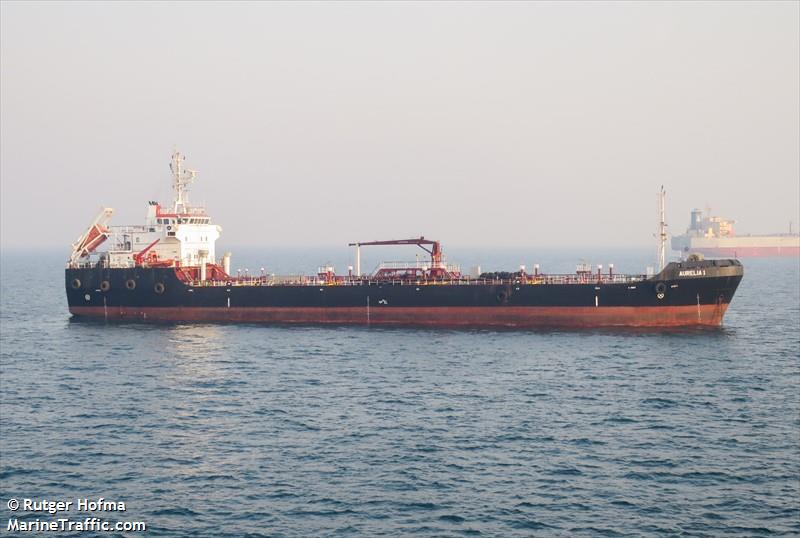 aurelia 1 (Oil Products Tanker) - IMO 9342621, MMSI 538007872, Call Sign V7TX2 under the flag of Marshall Islands