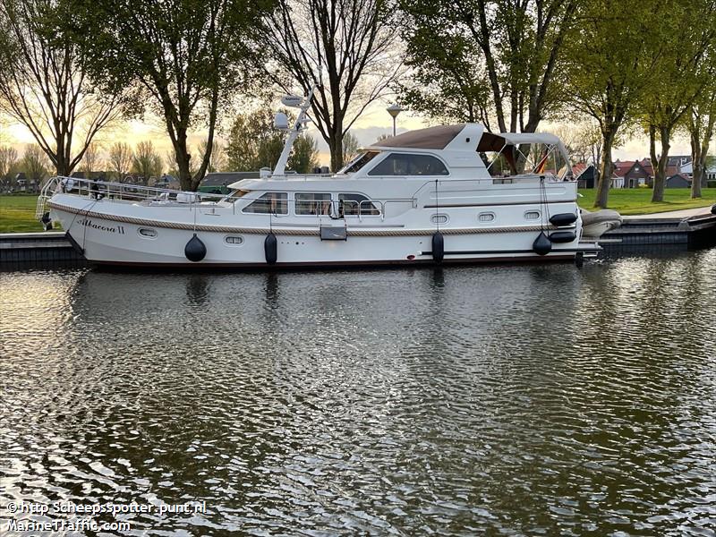 albacora 2 (Pleasure craft) - IMO , MMSI 211721130, Call Sign DG 8984 under the flag of Germany