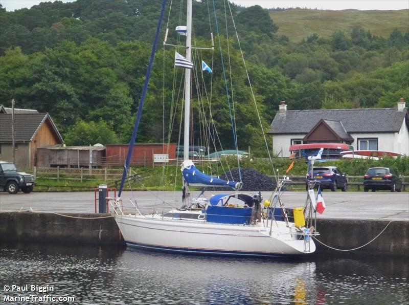 lilas blanc (Sailing vessel) - IMO , MMSI 227710860, Call Sign FH8209 under the flag of France
