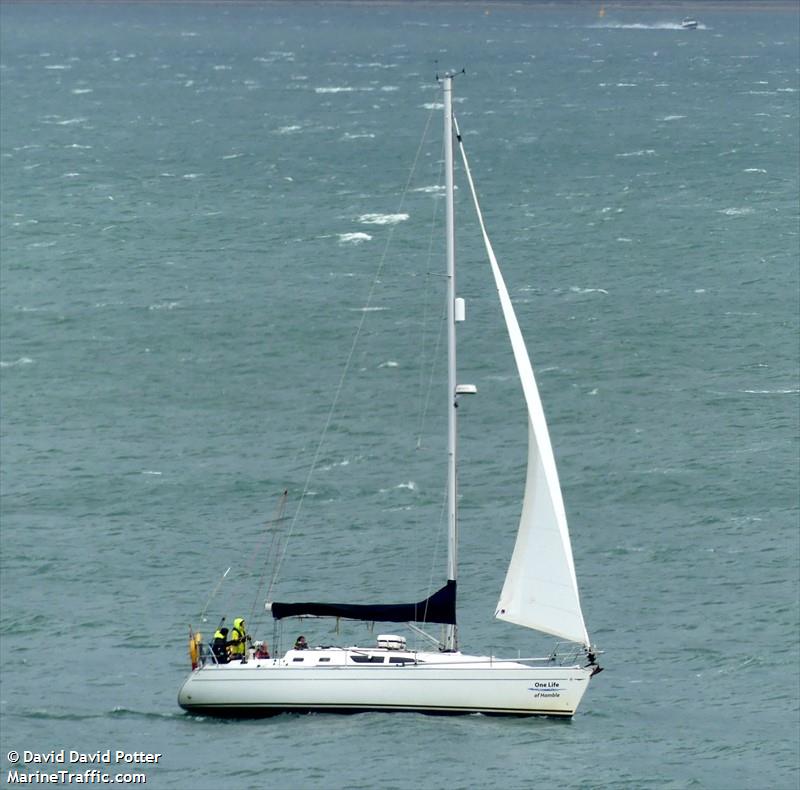 one life (Sailing vessel) - IMO , MMSI 235066253, Call Sign 2BHU2 under the flag of United Kingdom (UK)