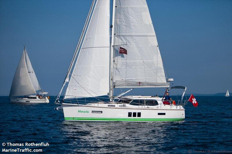 matariki (Sailing vessel) - IMO , MMSI 269109350, Call Sign HBY5007 under the flag of Switzerland