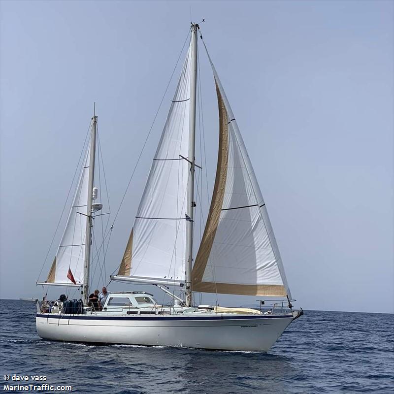 spindrift of hamble (Sailing vessel) - IMO , MMSI 269114470, Call Sign HBY5494 under the flag of Switzerland