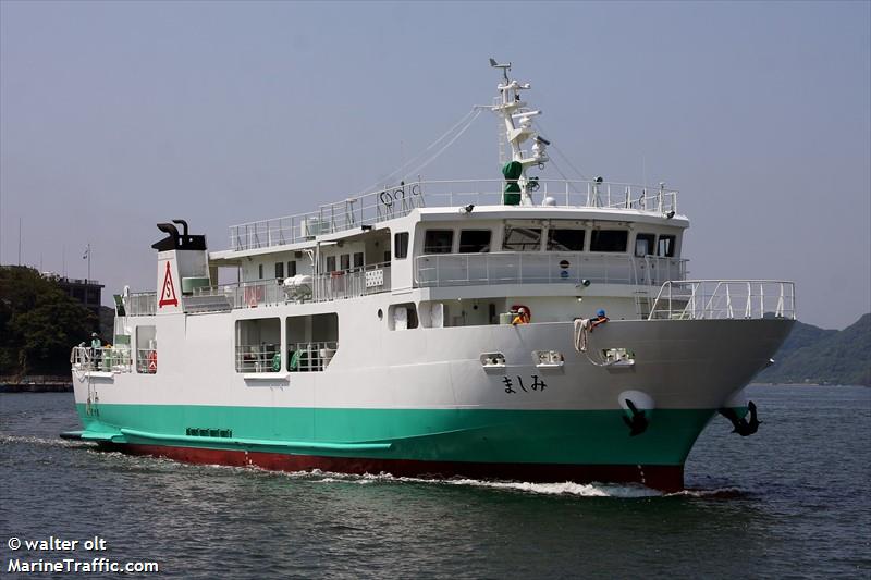 mishima (Passenger ship) - IMO , MMSI 431013126, Call Sign JD4554 under the flag of Japan