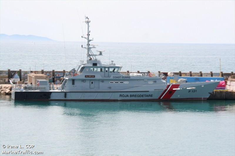 iliria (Patrol Vessel) - IMO 9524164, MMSI 201100109, Call Sign ZAD102 under the flag of Albania