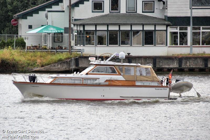 christina (Pleasure craft) - IMO , MMSI 211306530, Call Sign DB8396 under the flag of Germany