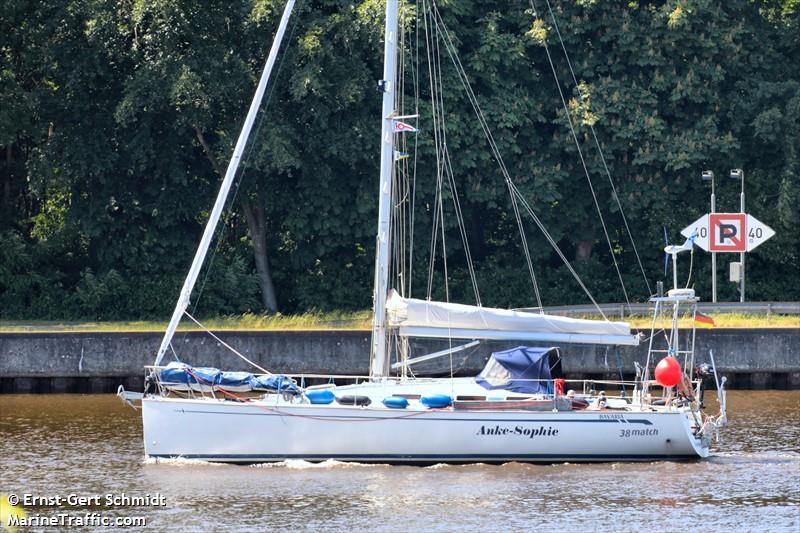 anke sophie (Pleasure craft) - IMO , MMSI 211499080, Call Sign DK5726 under the flag of Germany