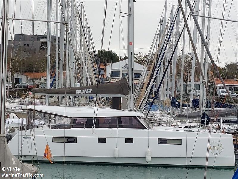 dune (Sailing vessel) - IMO , MMSI 227496780, Call Sign FAE6346 under the flag of France