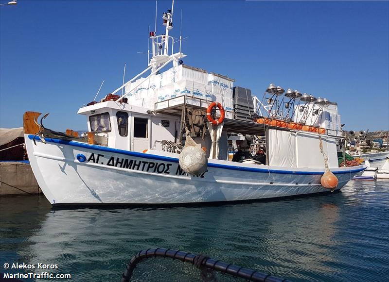 agios dimitrios (Fishing vessel) - IMO 8788426, MMSI 240643000, Call Sign SV5728 under the flag of Greece