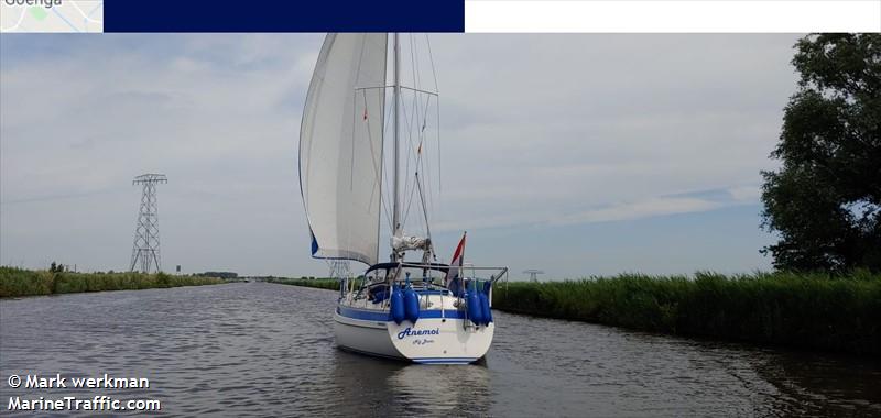 anemoi (Sailing vessel) - IMO , MMSI 244025194, Call Sign PD5674 under the flag of Netherlands
