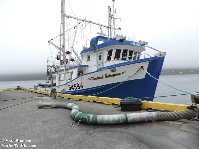 nautical enterprise (Fishing vessel) - IMO , MMSI 316002019 under the flag of Canada