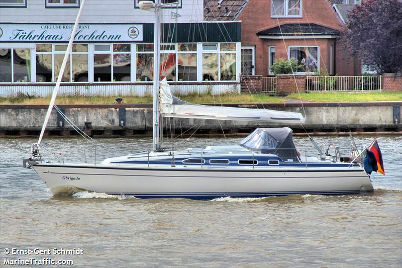 obrigado (Pleasure craft) - IMO , MMSI 211181840, Call Sign DD9672 under the flag of Germany