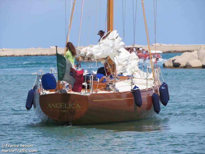 angelica (Sailing vessel) - IMO , MMSI 247235490, Call Sign IS4405 under the flag of Italy