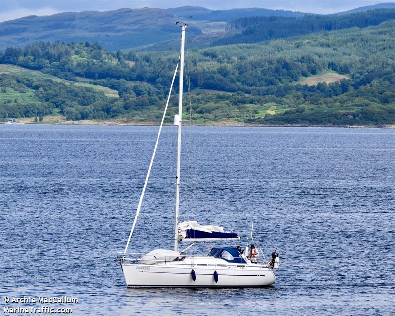 breezer (Pleasure craft) - IMO , MMSI 235014974, Call Sign ZIPV8 under the flag of United Kingdom (UK)