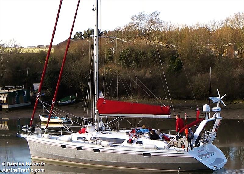 ovni life (Sailing vessel) - IMO , MMSI 235086121, Call Sign 2ELJ7 under the flag of United Kingdom (UK)