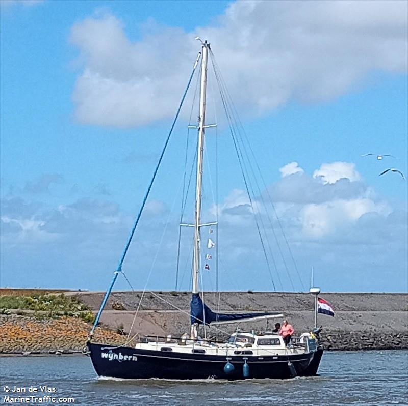 wynbern (Sailing vessel) - IMO , MMSI 244060605, Call Sign PC7152 under the flag of Netherlands