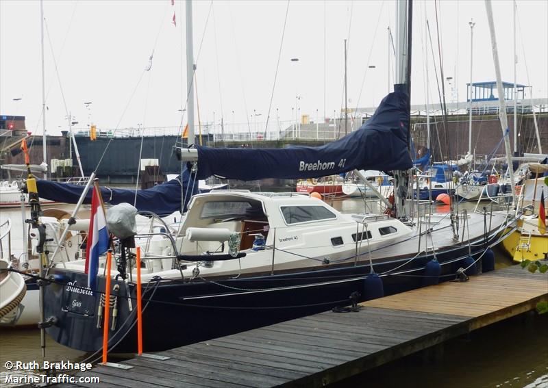 bluesette (Sailing vessel) - IMO , MMSI 244087083, Call Sign PI4132 under the flag of Netherlands