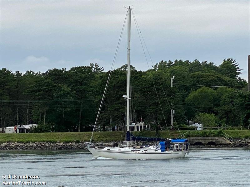 teaticket (Sailing vessel) - IMO , MMSI 368158480, Call Sign WDL7250 under the flag of United States (USA)