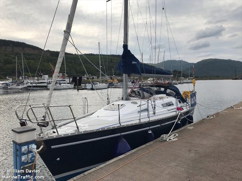 lady tiki (Sailing vessel) - IMO , MMSI 235016715 under the flag of United Kingdom (UK)