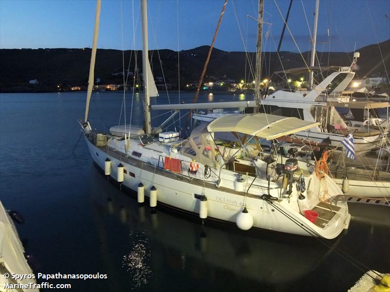alisahni (Sailing vessel) - IMO , MMSI 237985700, Call Sign  SX6993 under the flag of Greece
