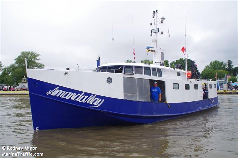 amanda may (Fishing vessel) - IMO , MMSI 316045045 under the flag of Canada