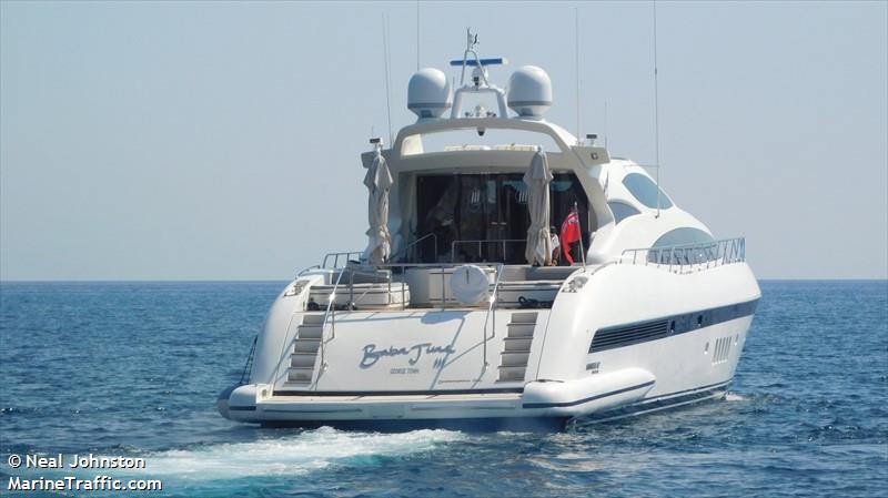 baba june iii (Pleasure craft) - IMO , MMSI 319160900, Call Sign ON74860 under the flag of Cayman Islands