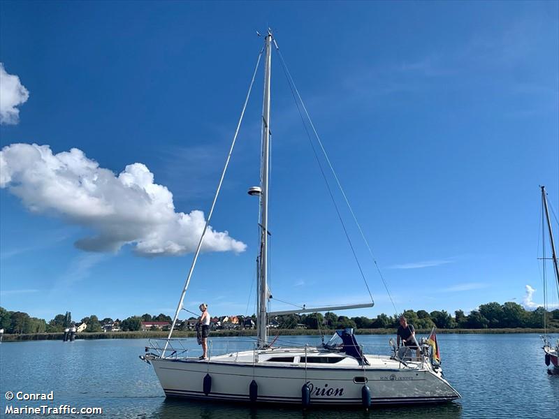 orion (Sailing vessel) - IMO , MMSI 211424700, Call Sign DK3206 under the flag of Germany