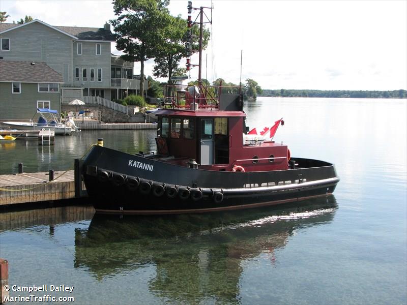 katanni (Tug) - IMO , MMSI 316001006, Call Sign CFI5131 under the flag of Canada