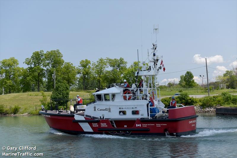 cape rescue (-) - IMO , MMSI 316017159, Call Sign CG8082 under the flag of Canada