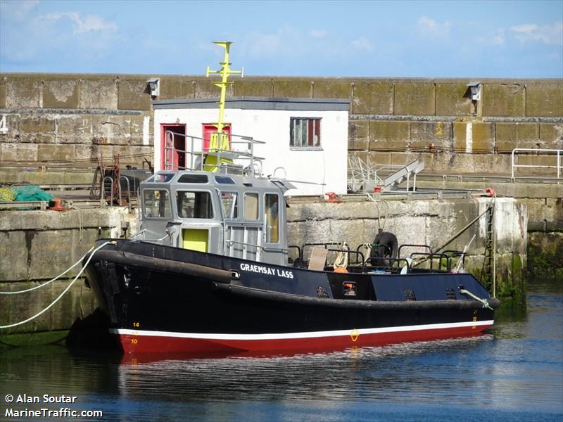 graemsay lass (Towing vessel) - IMO , MMSI 235052647, Call Sign ZQEA3 under the flag of United Kingdom (UK)