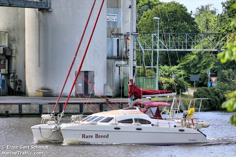 rare breed (Pleasure craft) - IMO , MMSI 265795020, Call Sign SF4447 under the flag of Sweden