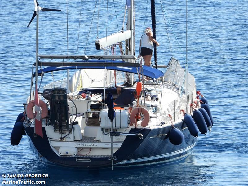 fantasia (Sailing vessel) - IMO , MMSI 269109280, Call Sign HBY5002 under the flag of Switzerland