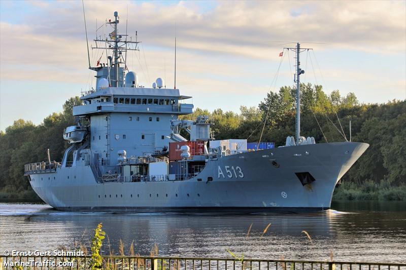 fgs rhein (Military ops) - IMO , MMSI 211211500, Call Sign DRHL under the flag of Germany