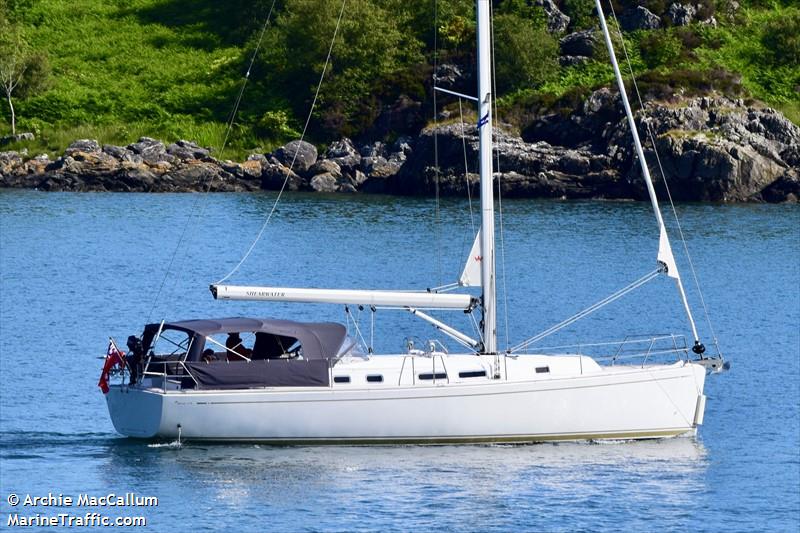 shearwater (Sailing vessel) - IMO , MMSI 232018043, Call Sign MDVZ4 under the flag of United Kingdom (UK)