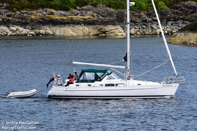 kestrelle (Pleasure craft) - IMO , MMSI 235081216, Call Sign 2DQK2 under the flag of United Kingdom (UK)