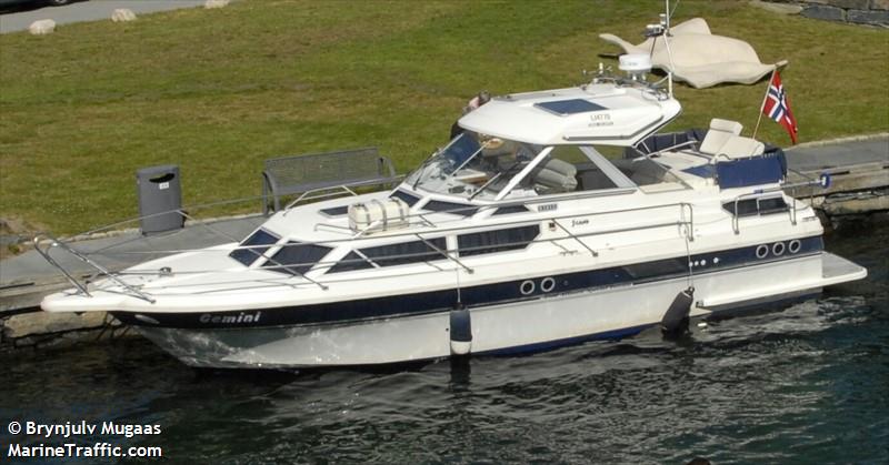 mb gemini (Pleasure craft) - IMO , MMSI 257759070, Call Sign LJ4770 under the flag of Norway