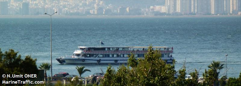 emin inandi (Passenger ship) - IMO , MMSI 271010292, Call Sign TC9849 under the flag of Turkey