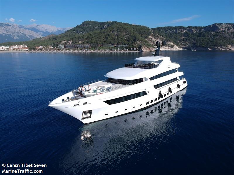 bebe (Pleasure craft) - IMO , MMSI 271044763, Call Sign YMA3232 under the flag of Turkey