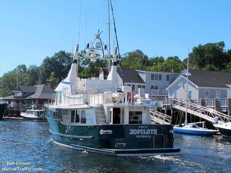 spirit of zopilote (Pleasure craft) - IMO , MMSI 367183330, Call Sign WDD7214 under the flag of United States (USA)