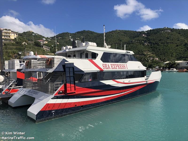 sea express 1 (Passenger ship) - IMO , MMSI 378112292, Call Sign ZJL9278 under the flag of British Virgin Islands