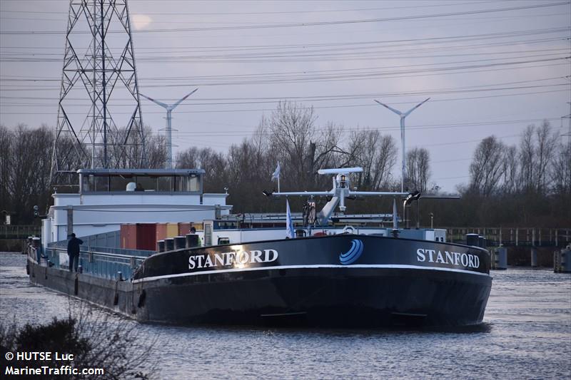 stanford (Cargo ship) - IMO , MMSI 205362390, Call Sign OT3623 under the flag of Belgium