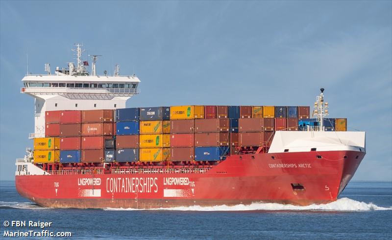 containershipsarctic (Container Ship) - IMO 9818400, MMSI 209717000, Call Sign 5BJD5 under the flag of Cyprus