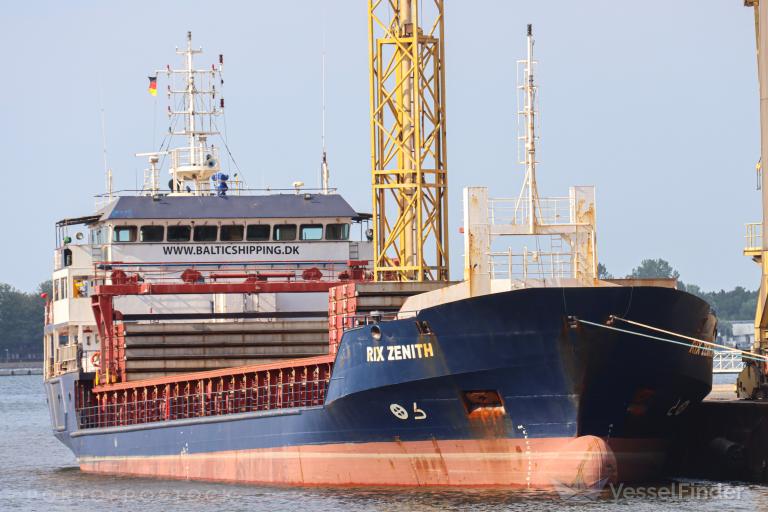 rix zenith (General Cargo Ship) - IMO 9240249, MMSI 209977000, Call Sign 5BMV5 under the flag of Cyprus