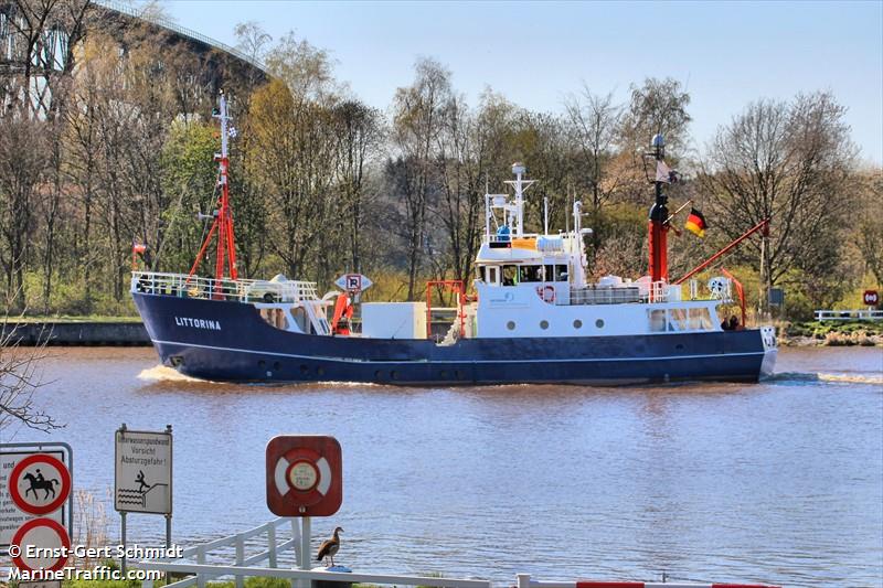 littorina (Fishing Support Vessel) - IMO 7360942, MMSI 211214250, Call Sign DLMG under the flag of Germany