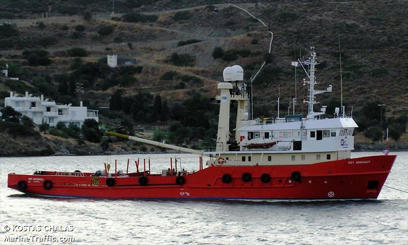 edt argonaut (Offshore Tug/Supply Ship) - IMO 7810131, MMSI 212230000, Call Sign P3ES7 under the flag of Cyprus