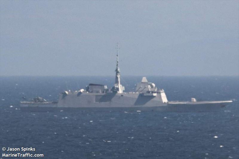 french warship (Unknown) - IMO , MMSI 227999999 under the flag of France