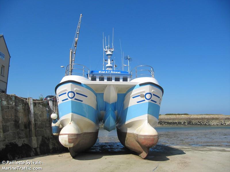 fv cap a lamont (Fishing vessel) - IMO , MMSI 228182900, Call Sign FGCD under the flag of France