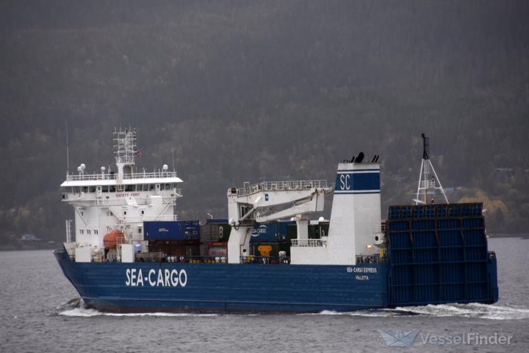 sea cargo express (Ro-Ro Cargo Ship) - IMO 9358060, MMSI 229061000, Call Sign 9HA3034 under the flag of Malta