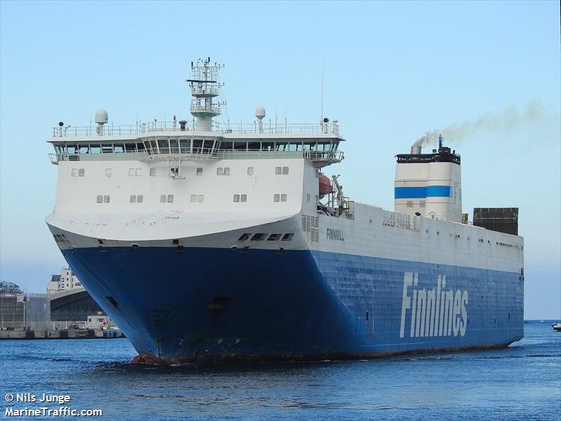 finnmill (Ro-Ro Cargo Ship) - IMO 9212656, MMSI 230642000, Call Sign OJQG under the flag of Finland