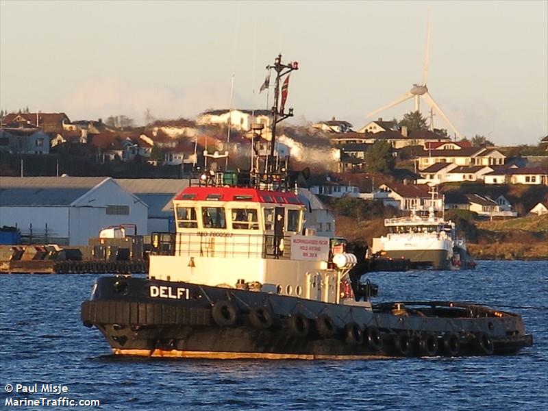 delfi (Tug) - IMO 7800502, MMSI 230942970, Call Sign OJQQ under the flag of Finland